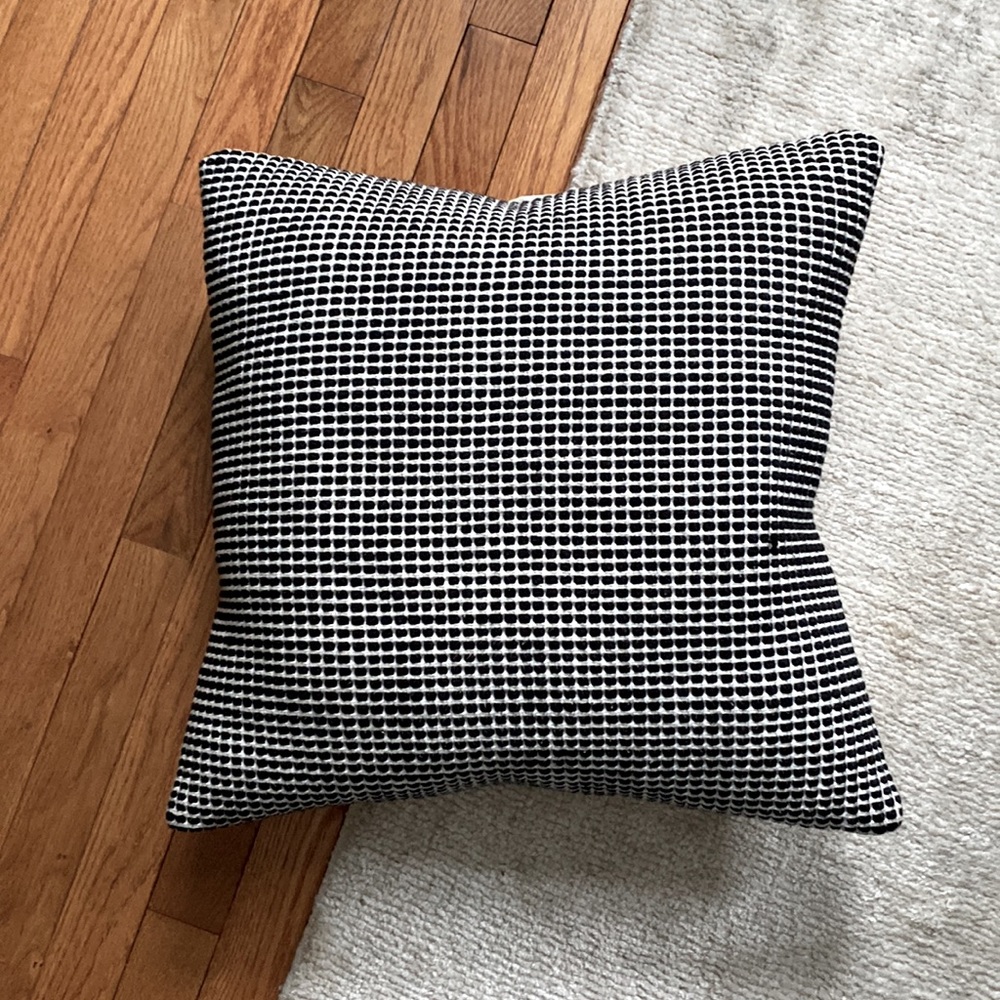West Elm Textured Pillow Cover 20x20” NWT